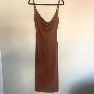 NWT • Asos • Copper Cowl Neckline Slip Dress • US 6